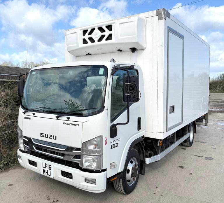 2016 ISUZU FORWARD N75.150 FRIDGE FREEZER SIDE LOAD DOOR BARN DOORS 3SEAT EURO-6
