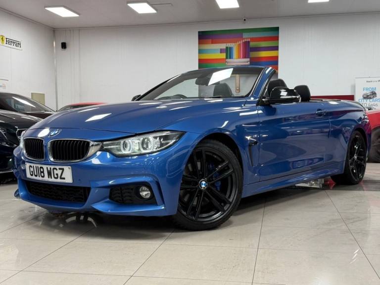 2018 18 BMW 4 SERIES 2.0 420I M SPORT CONVERTIBLE 2DR PETROL AUTO EURO 6 (S/S) (