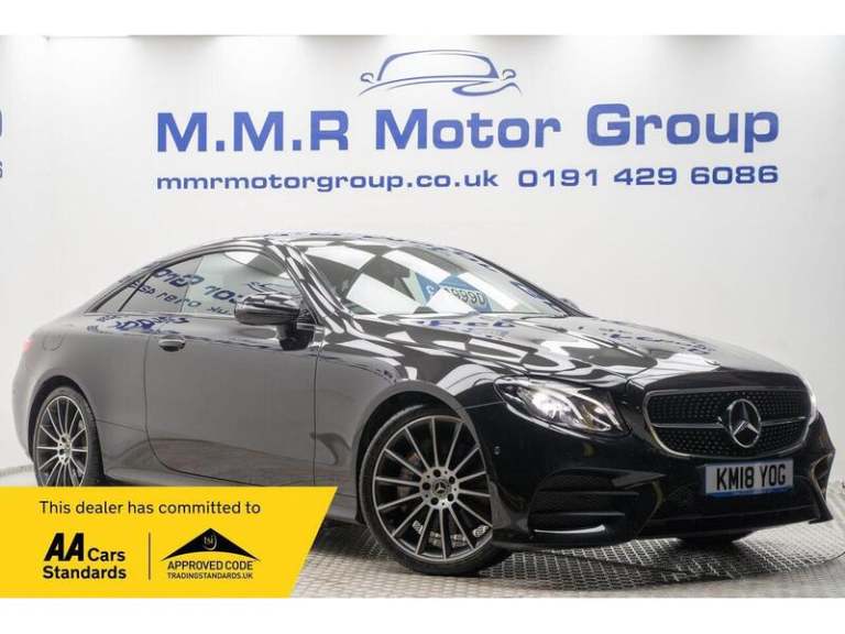 2018 Mercedes-Benz E Class 2.0 E300 AMG Line G-Tronic+ Euro 6 (s/s) 2dr Coupe Petrol Automatic