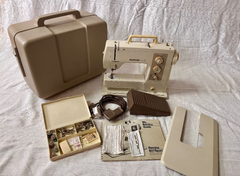 image for Outstanding Bernina 801 Sport sewing machine fully overhauled and serviced