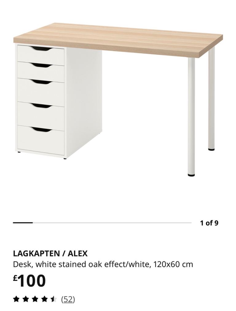 IKEA Alex desk 