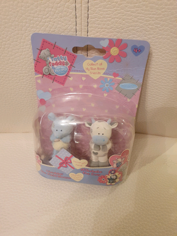Tatty Teddy  Cheddar the field Mouse & Milkshake the cow brand new  
