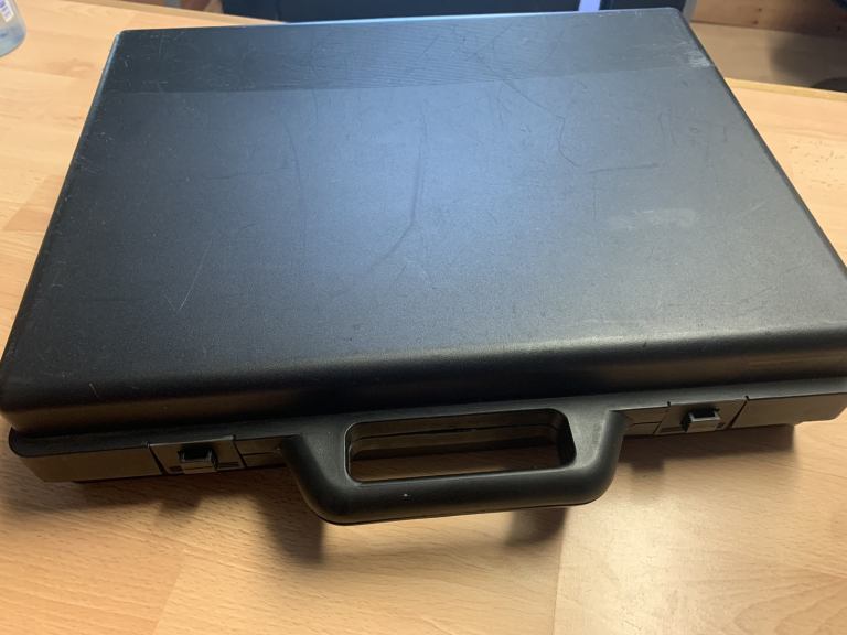 Large Black Plastic Brief Case 💼 