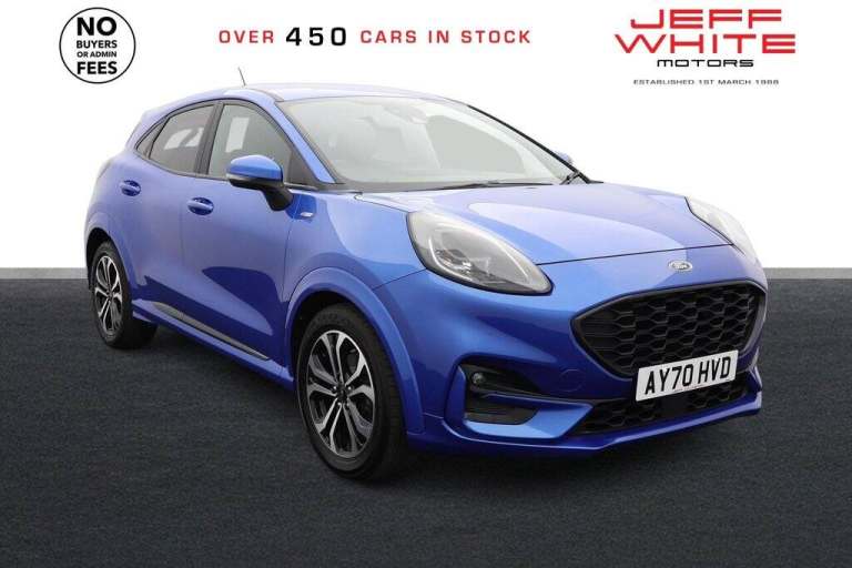 2020 Ford Puma 1.0T EcoBoost MHEV ST-Line 5dr (SAT NAV, PRIVACY) HATCHBACK Petrol Manual