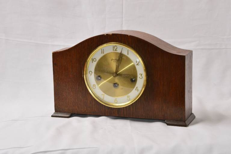 Vintage Bentima Westminster Chime Striking Mantel Clock (Made in Western Germany) for Restoration