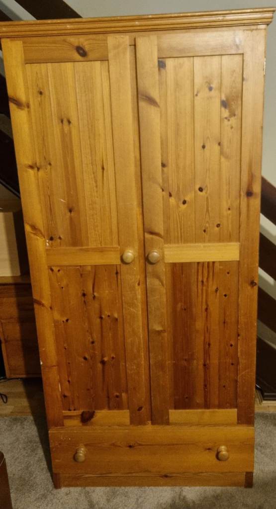 Pine wardrobe