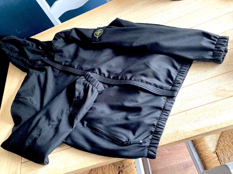 Stone Island Black Hooded Jacket –  brand new 