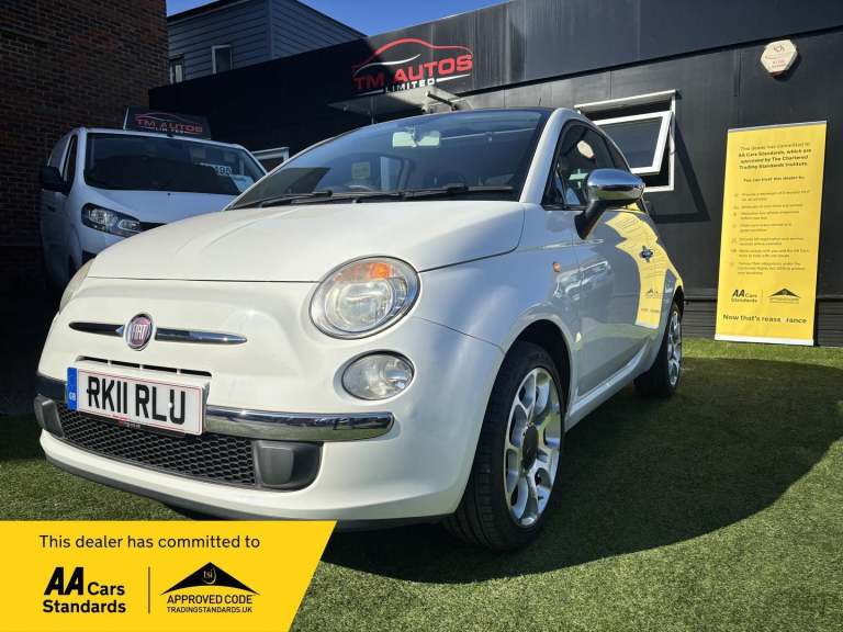 2011 Fiat 500 1.2 Lounge Euro 5 (s/s) 3dr Petrol