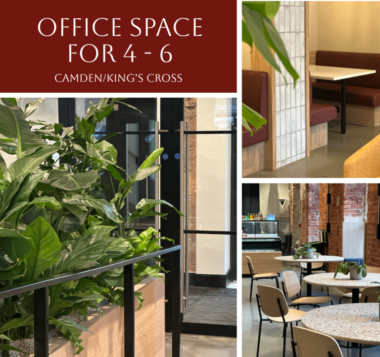 *Private office for 4-6* - Camden / King’s Cross - 171 sq ft.