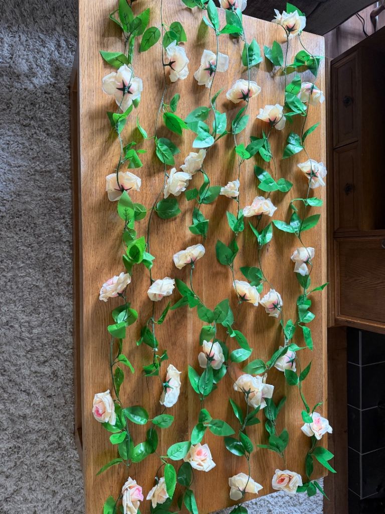 Selection of Artificial Wedding Flowers and Decorations