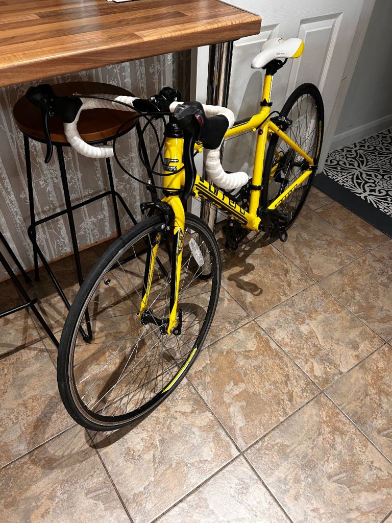 Carrera TDF.JR LTD Road Bike – Yellow, Good Condition
