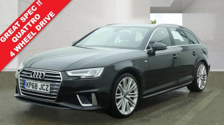 2019 68 AUDI A4 AVANT 2.0 TDI 40 S LINE ESTATE S TRONIC QUATTRO EURO 6 (190 PS)
