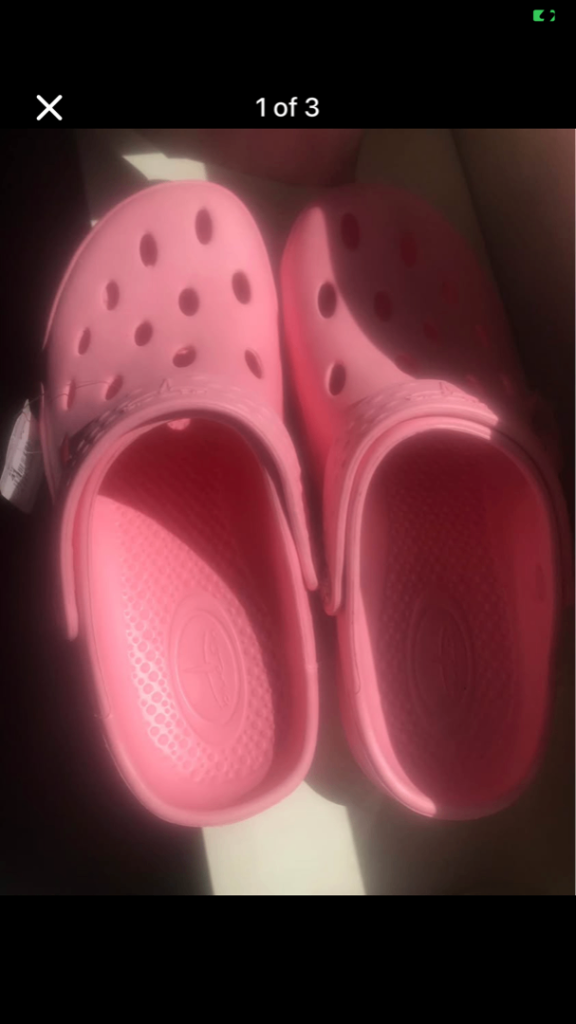 Pink Crocs Size 7 New