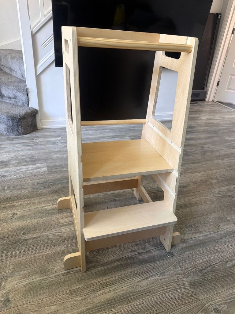 Wooden Kids Learning Tower Step Stool – Good Condition