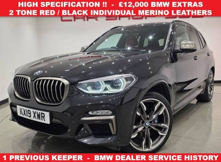 2019 19 BMW X3 3.0 M40D SUV 5DR DIESEL AUTO XDRIVE EURO 6 (S/S) (326 PS)
