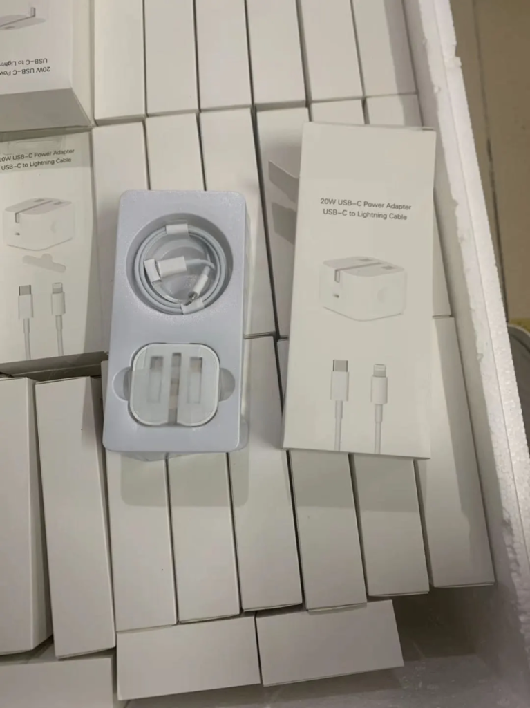 For iPhone 14 13 12 11 Pro XR XS Fast Charging 20W USB-C PD Plug Charger Cable