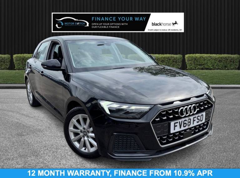 2018 68 AUDI A1 1.0 TFSI 30 SPORT SPORTBACK 5DR PETROL MANUAL EURO 6 (S/S) (116 