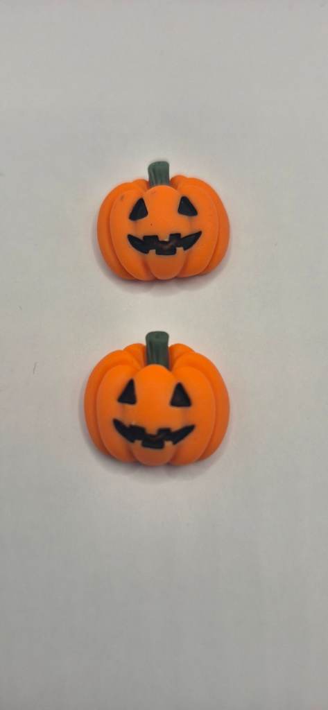 Fun Orange Halloween Pumpkin Earrings - NEW Condition!