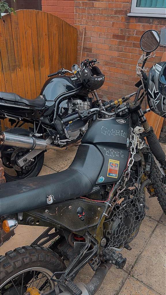 Kawasaki, KLE, 1992, rat bike