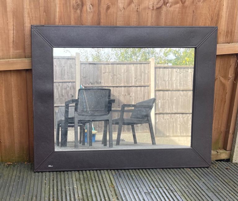 Leather Frame Mirror High Quality