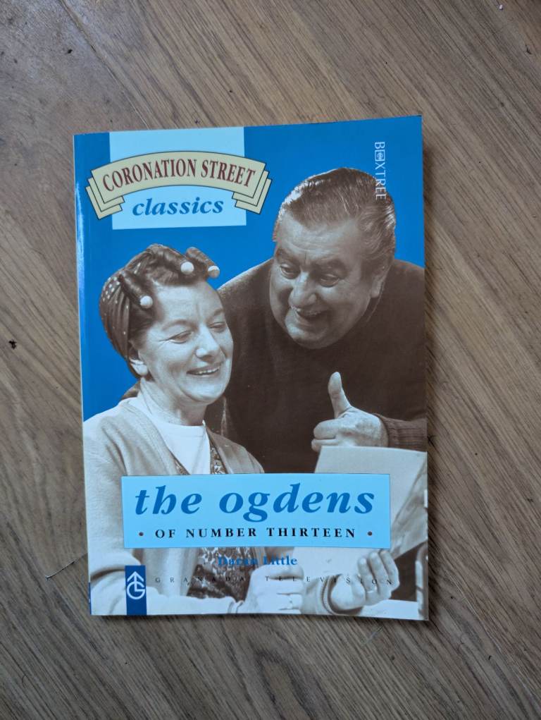 Coronation Street Fans!  The Ogdens of number 13 paperback book