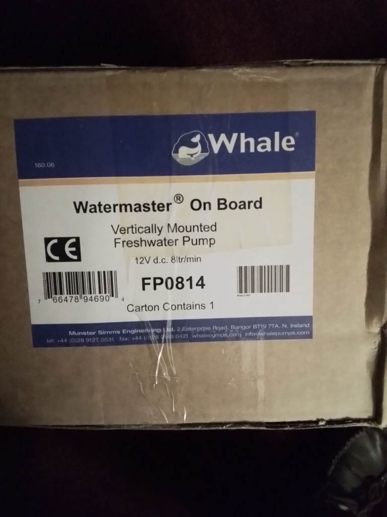 WHALEMASTER ON BOARD PUMP