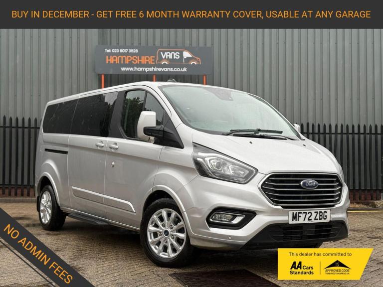 2022 Ford Tourneo Custom 2.0 320 EcoBlue Titanium Minibus Double Cab 5dr Diesel Manual L2 Euro 6 ...