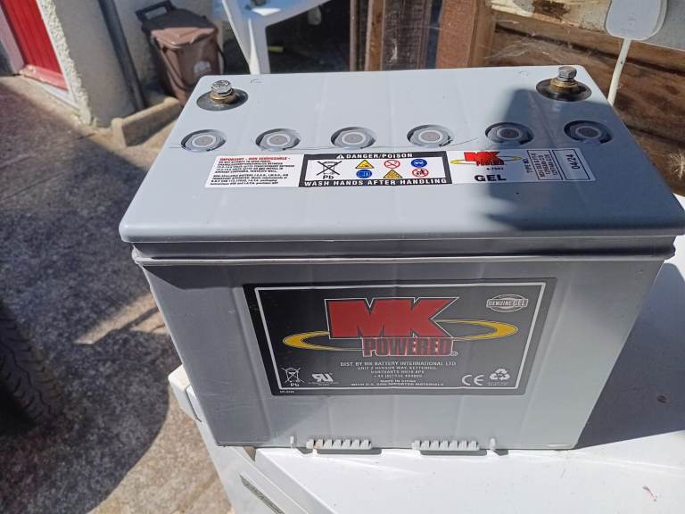 2 Mobility scooter batterys 12v 75ah