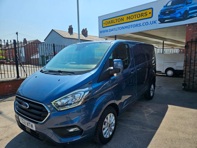 2021 Ford Transit Custom 280 LIMITED P/V ECOBLUE * Chrome blue * Panel Van Diesel Manual