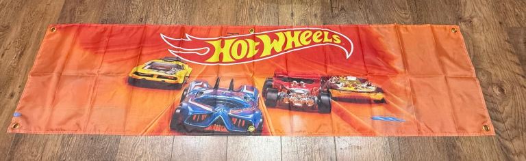 Hot wheels Banner (Orange)