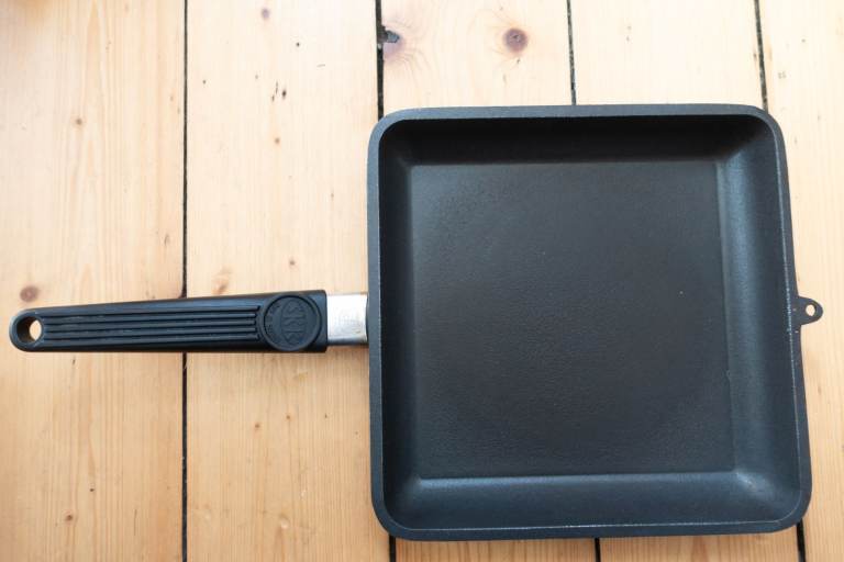 SKK SP244 Premium Plus Cast Aluminium Square Pan, 24cm Made in Germany