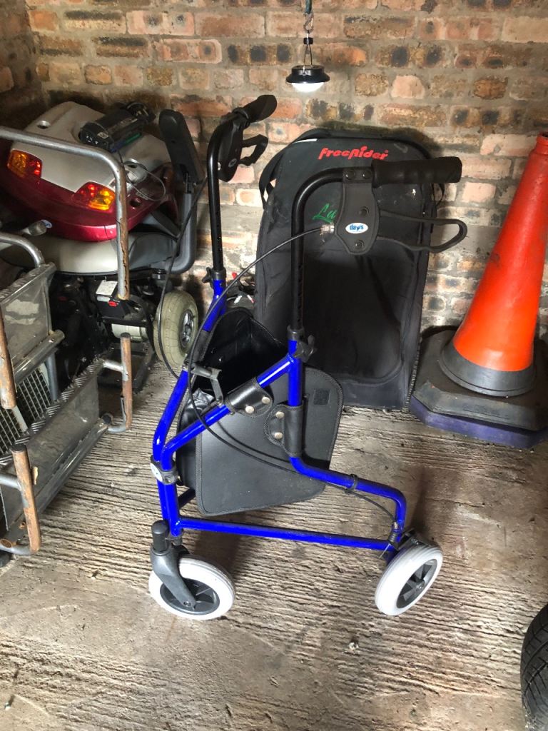Blue Mobility Walker – new , Foldable