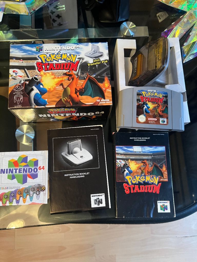 Nintendo 64 Pokemon Stadium with Box and Manuals