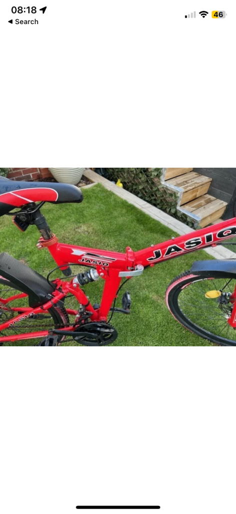 Folding mountain bike 