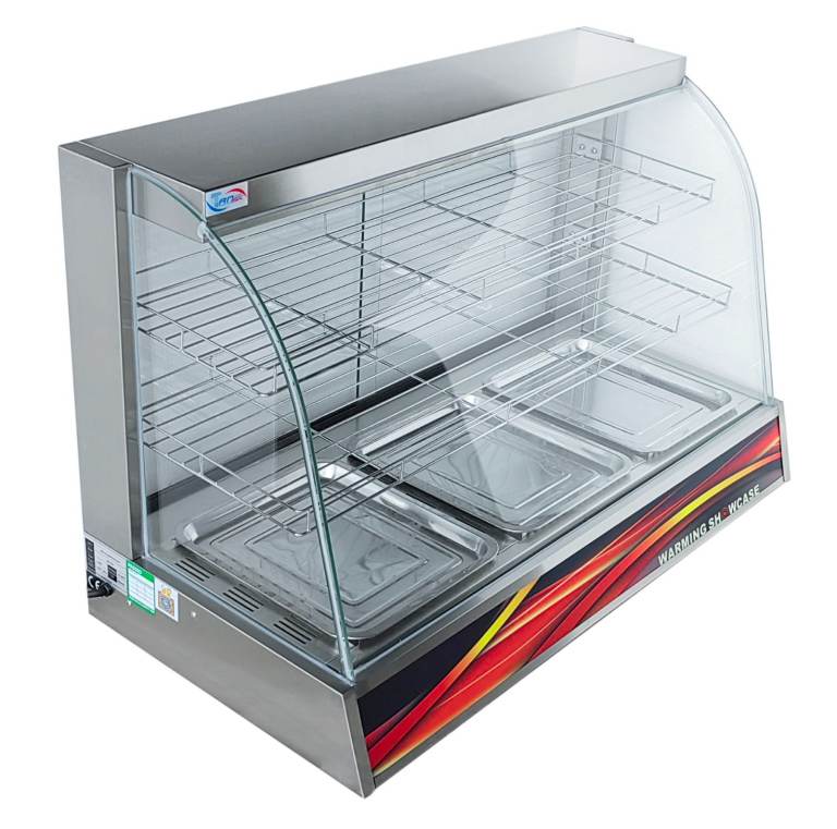 Commercial Stainless Steel Heated Food Display Cabinet
