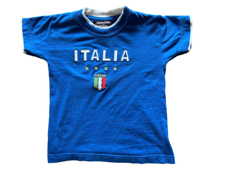 Newborn Italia Football Shirt Italy National Team Game World Cup Euro T-Shirt top