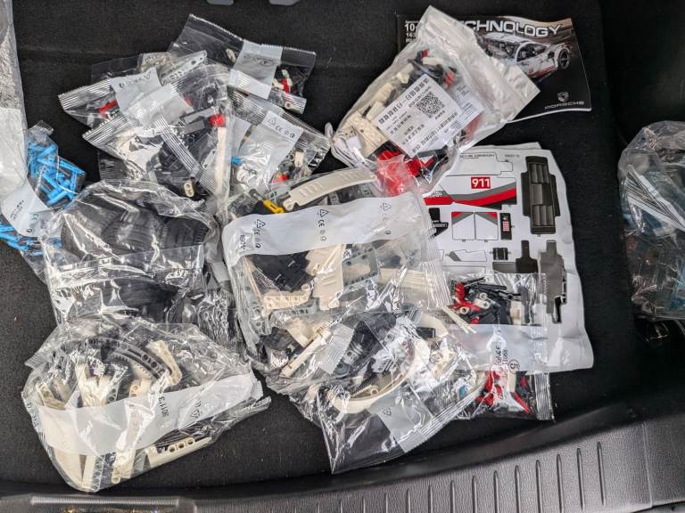 Mechanical 1580 porsche 911 stem set not offical lego 
