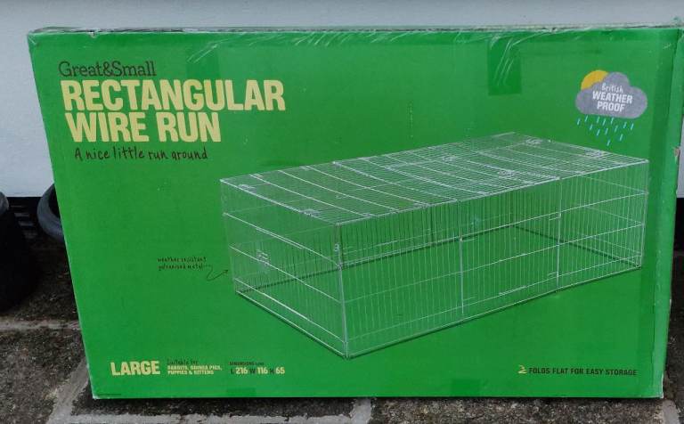 "Great & Small" Wire pet run