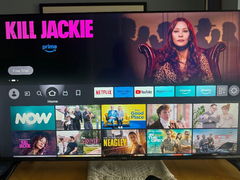 40-inch TCL Television and Panasonic Soundbar
