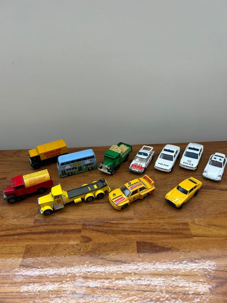Corgi Die-Cast Toy Vehicles Collection – 11 Cars, Trucks, Bus