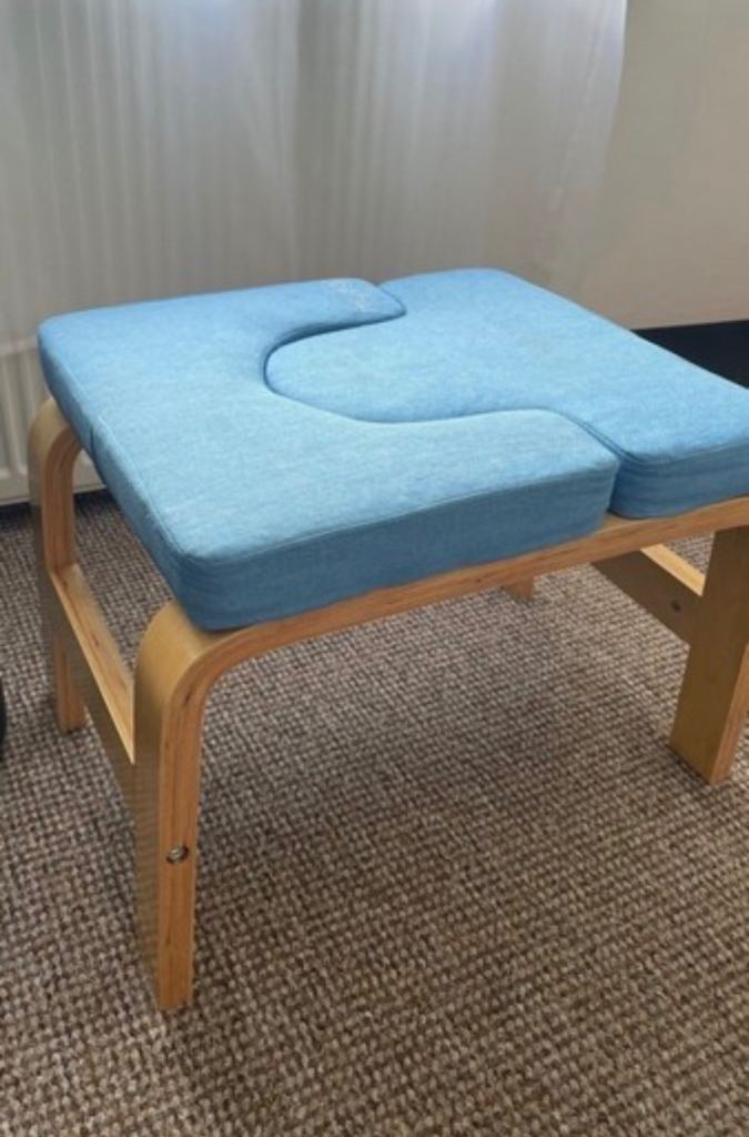 Inversion chair yoga handstands 