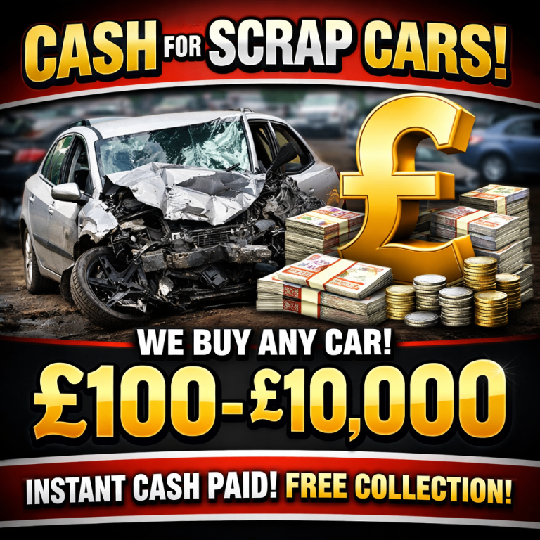 Scrap cars vans 4x4s Wanted
