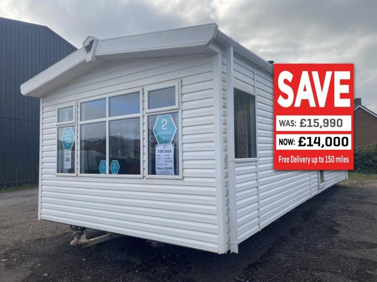 2 Bed Static Caravan DG, CH, New Carpet - Offsite Sale for Own Land, Farms