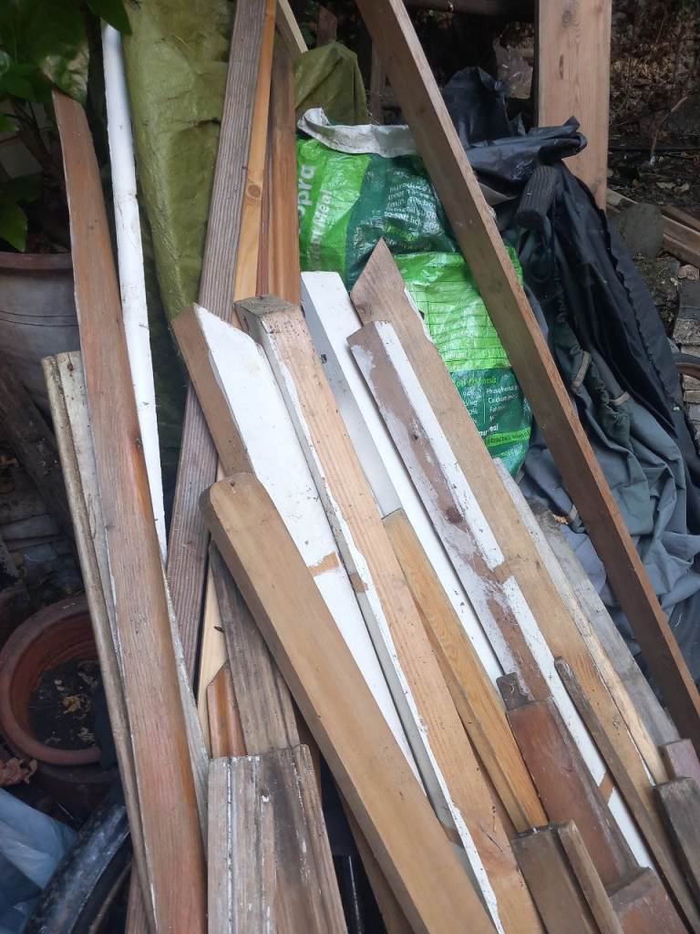 Good wood. 4x2. 2x2. etc. Architrave and flooring.  DIY project or building etc.