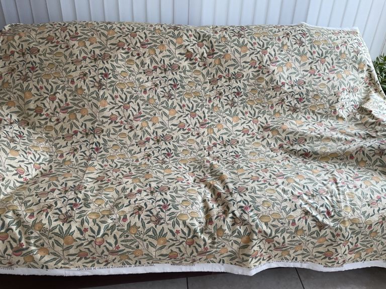 Sanderson Designer fabric “Fruit Minor” by Morris and Co, 8 meters of unused material
