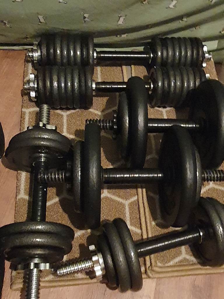 image for Bench and weights 64kg total 