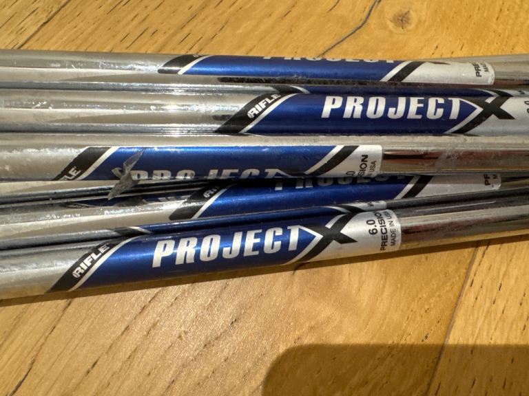 Project X 6.0 rifle iron shafts 5-GW - 8 shafts in total