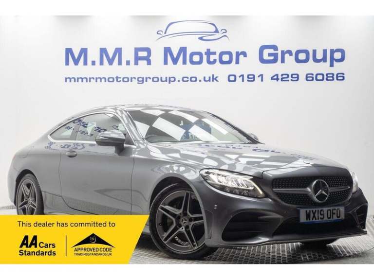 2019 Mercedes-Benz C Class 1.5 C200 MHEV AMG Line G-Tronic+ Euro 6 (s/s) 2dr Coupe Petrol Automatic