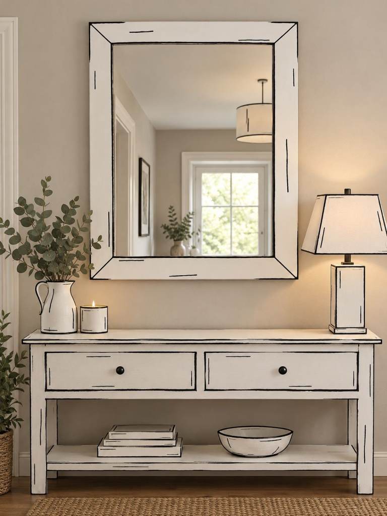 Unique Cartoon Style Mirror: