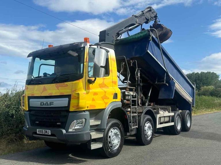 DAF TRUCKS CF400 8 X 4 Tipper with Grab - Euro 6
